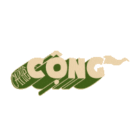 Coffee Typography Sticker by Cong Caphe
