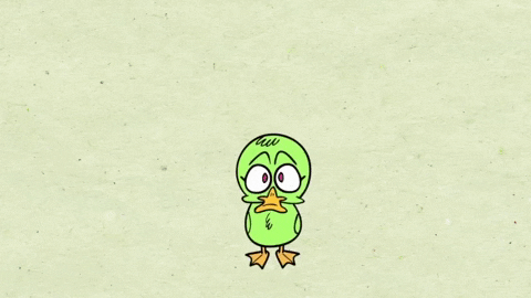 morph ugly duckling GIF by Cartuna