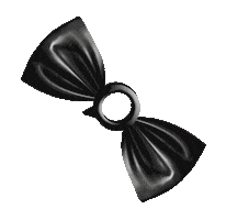 communicaziunch black bow moving suit Sticker
