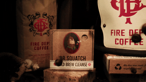 Fire Department Coffee GIF by DrSquatchSoapCo