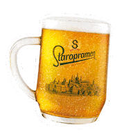 Tankard Sticker by Staropramen Beer