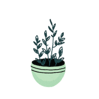Flowers Martini Sticker by Luca Guelfi Company