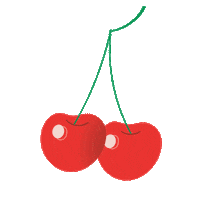 Fruit Cherry Sticker by Distroller