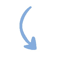 Arrow Bluearrow Sticker by La Cabane d'Achille & Camille