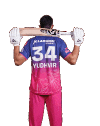 Halla Bol Pink Sticker by Rajasthan Royals