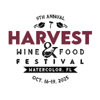Harvest Sticker by Destin Charity Wine Auction Foundation