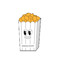 Film Popcorn Sticker by Monash Sport