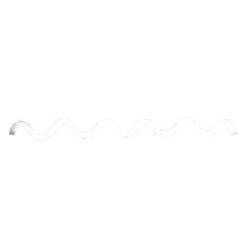 merakcreativedesigns white line mcd squiggle Sticker