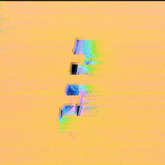 Glitch Alphabet GIF