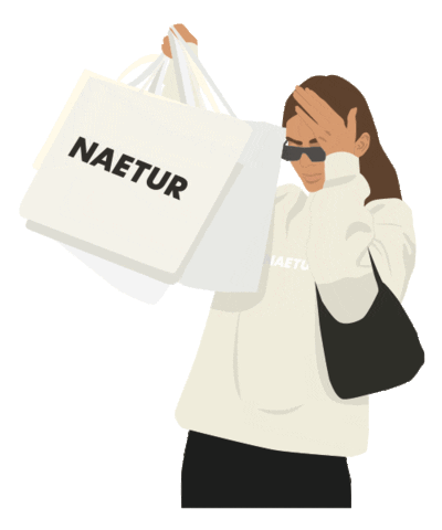 NAETUR giphyupload shopping bags kendall Sticker