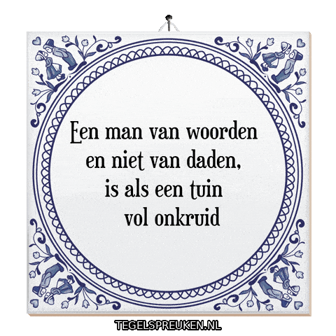 Nl Wijsheid Sticker by Tegelspreuken.nl