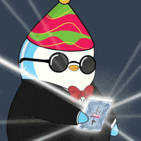 Glow Trading Card GIF by Pudgy Penguins