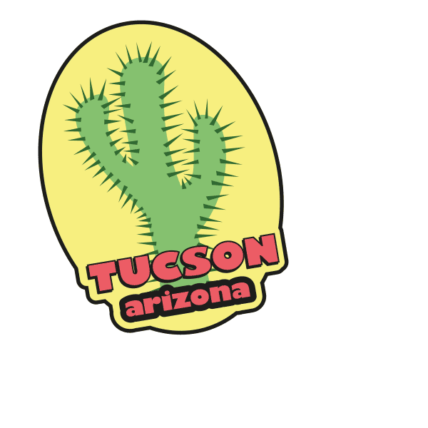 Arizona Tucson Sticker by GANNI
