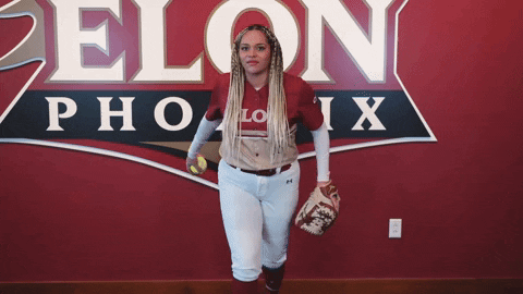 College Athletics Ncaa Softball GIF by Elon Phoenix