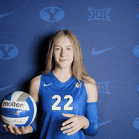 Volleyball Kj GIF by BYU Cougars