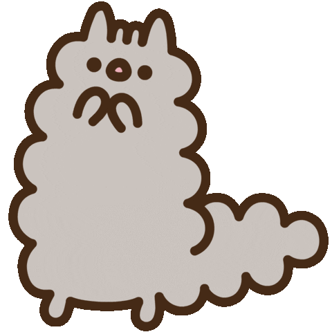 cat no Sticker by Pusheen