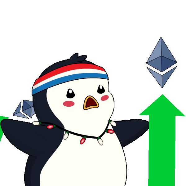 All Time High Crypto Sticker by Pudgy Penguins