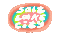 Salt Lake City Utah Sticker by Lindsay Arakawa