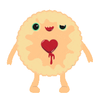 heart zombie Sticker by Robo Roku