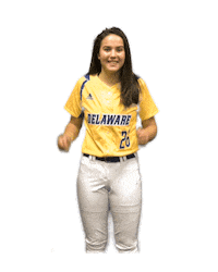 Excited Dance Sticker by Delaware Blue Hens