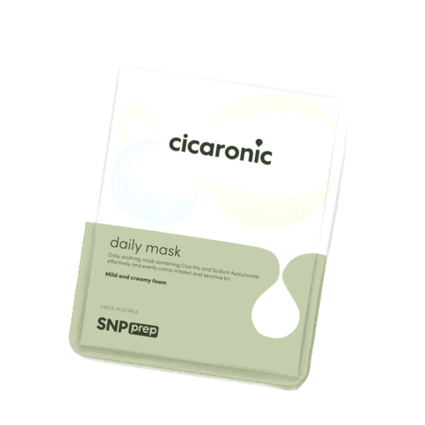 snpofficial_id giphyupload green skincare mask Sticker