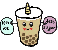 Boba Sticker