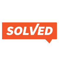 Solved marketing company communicatie solved Sticker