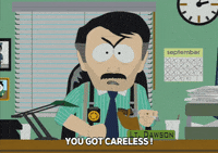 angry lt. dawson GIF by South Park 