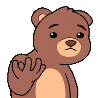 Kidding What Sticker by BEARISH