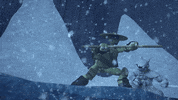 snow samurai GIF by Teenage Mutant Ninja Turtles