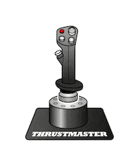 Thrustmaster flying joystick warthog dogfight Sticker
