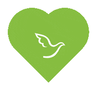 Heart Pigeon Sticker by EJF gAG