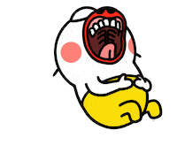 Laughing Hard Sticker by kwaesam
