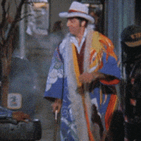 Cosmo Kramer Seinfeld GIF