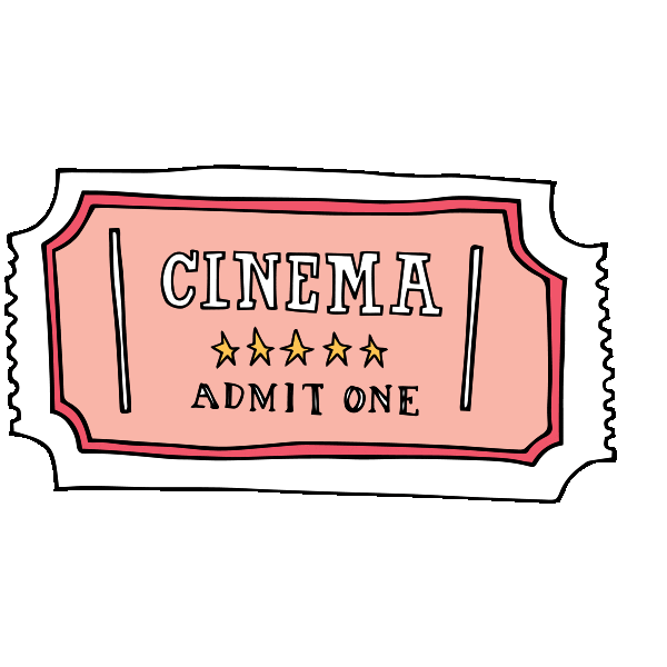 Cinema Sticker by Abiby