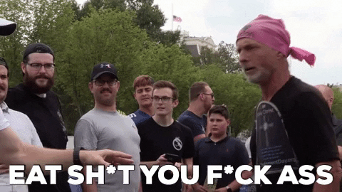 LouderwithCrowder giphygifmaker angry crazy mad GIF