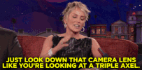 sharon stone GIF by Team Coco