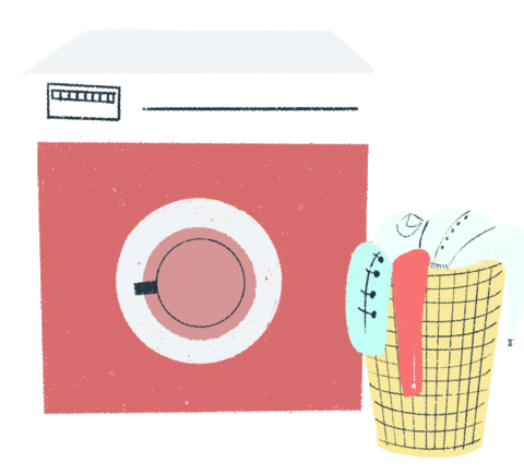 Laundry Chores Sticker by CQ