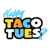 Mexican Food Tuesday Sticker by doozycrew