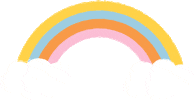 brunocabe sticker rainbow lettering fofo Sticker