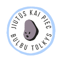 Giutbreidi potatos giutbreidi bulbas Sticker