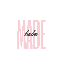 madebabe madebabe Sticker