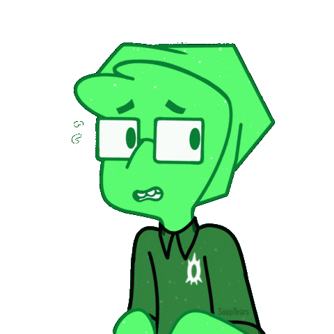 Nervous Look Around Sticker