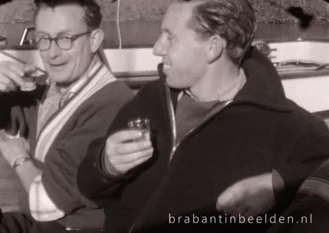 Friends Drink GIF by Brabant in Beelden