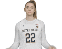 Notre Dame Peace Sticker by Notre Dame Fighting Irish