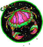 maddieillustration cancer zodiac crab horoscope Sticker