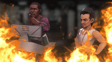 Fire Training GIF by Boxing Star