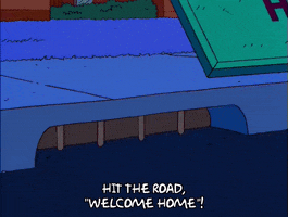 Season 10 Falling GIF by The Simpsons