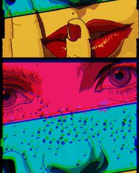 Abidoe girl woman eyes model GIF