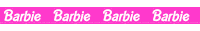 Barbie Letreiro Sticker